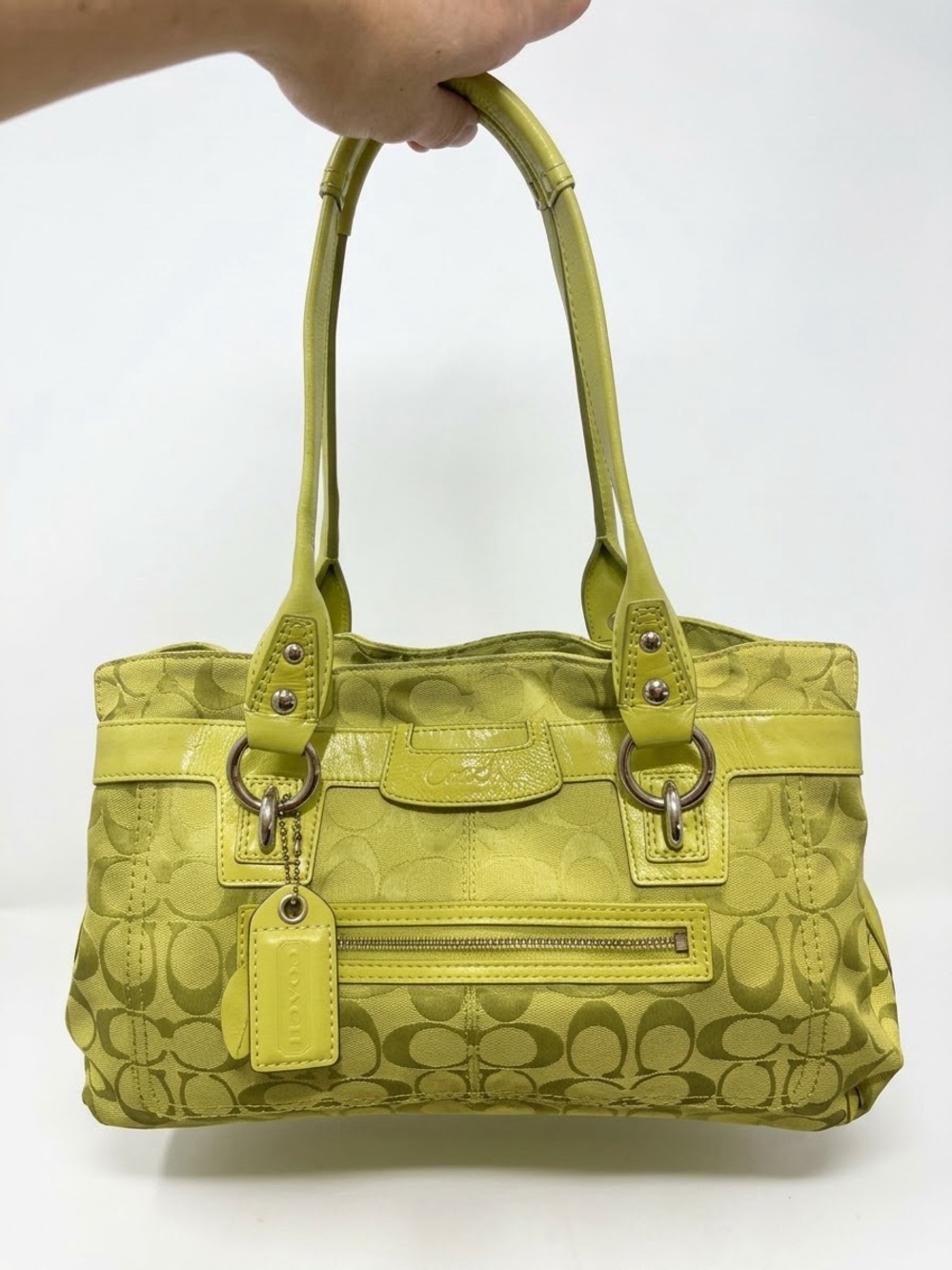 Coach Y2K 2009 Lime Green Penelope Bag